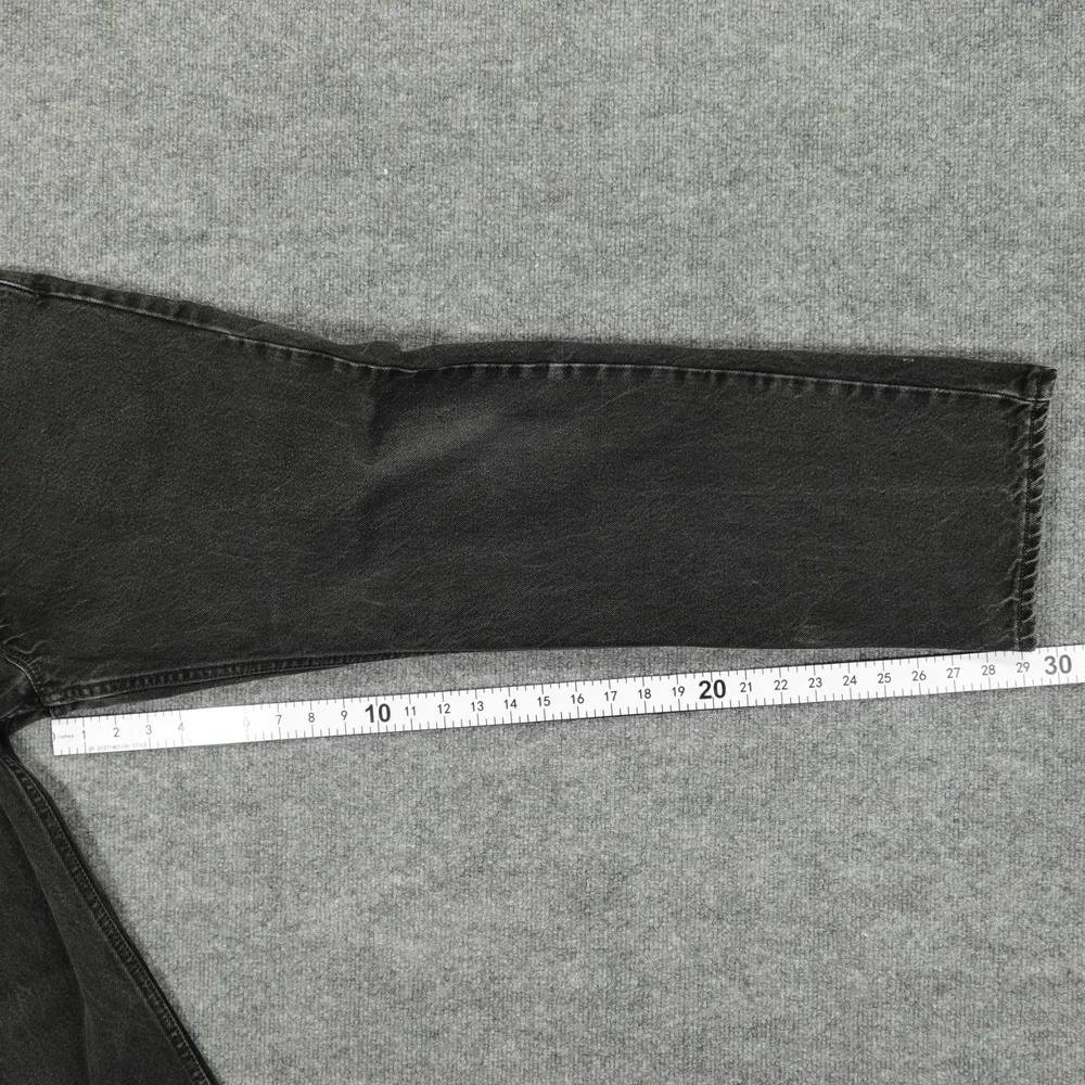 Vintage Levis 505 Jeans Mens 32x29 (Tag‎ 36x30) Black Regular Fit Straight Leg